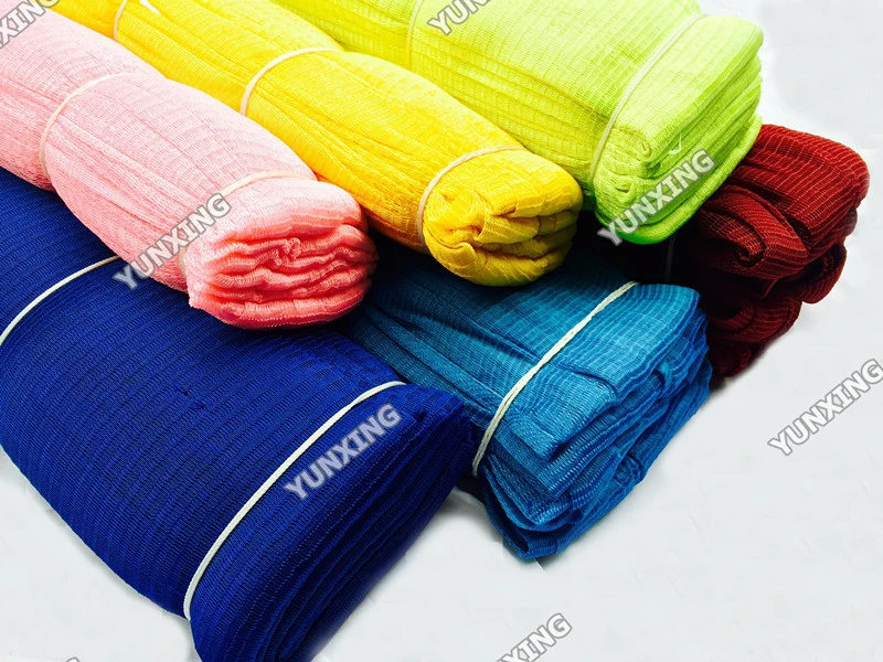 Hot Selling Africa Sponge Net Colorful Bath Shower Knotted Net