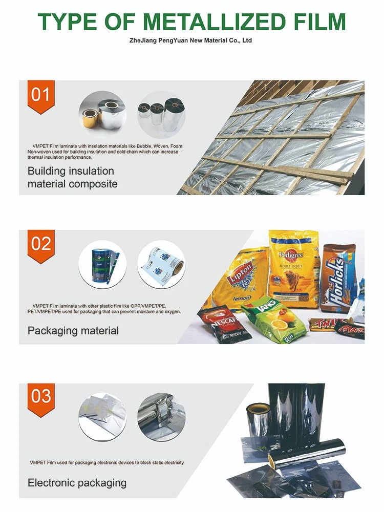 Flexible Reflective Film Packaging Metallized Film Material